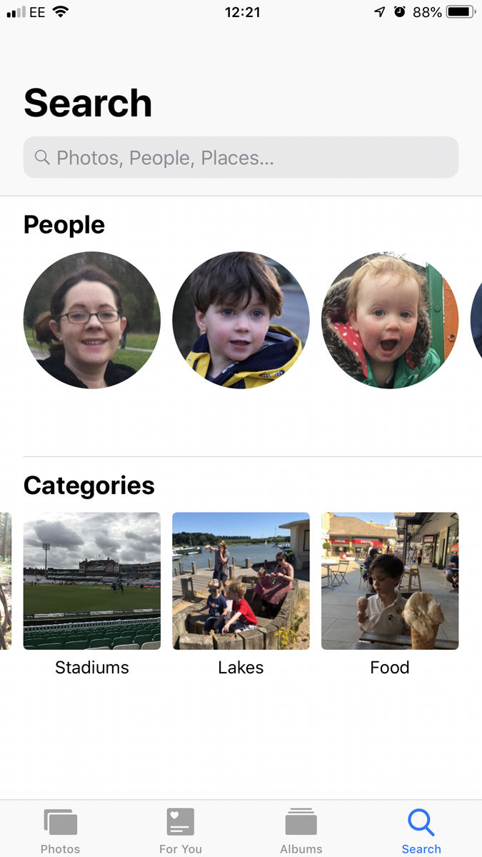 iOS 12 fecha de lanzamiento y nuevas características: las Fotos de la búsqueda