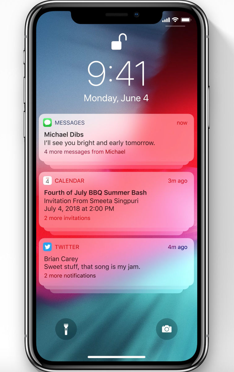 iOS 12 fecha de lanzamiento y nuevas características: Agrupan las notificaciones