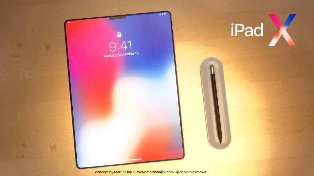 el Nuevo iPad Pro de 2018, fecha de lanzamiento, precio y especificaciones: Concepto de ilustración por Martin Hajek