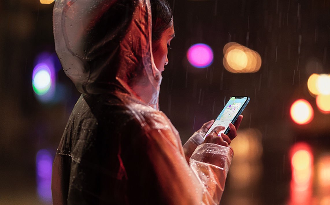 el iPhone XR impermeable