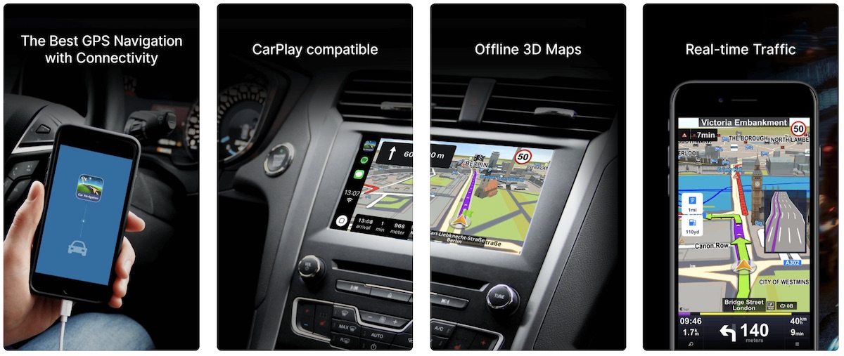 sygic car navigation carplay
