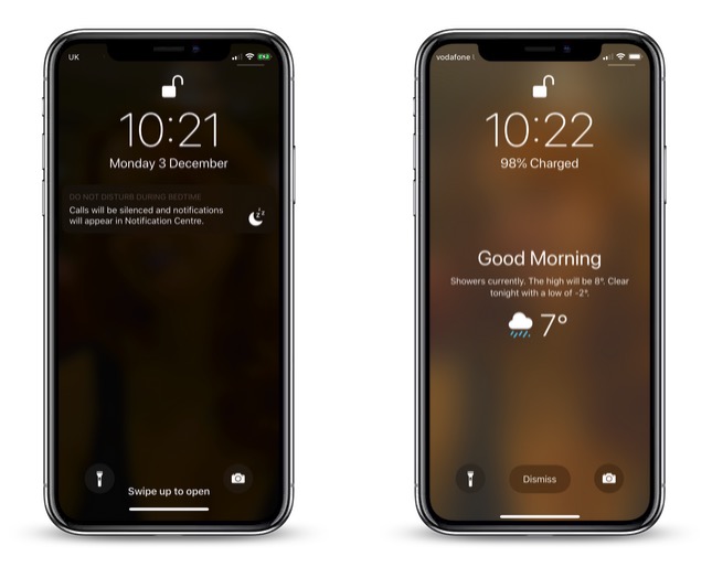 how to wake up to a weather forecast on your iphone lock screen