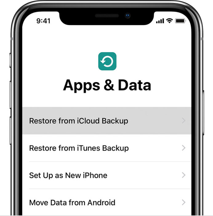 iphone restore from backup