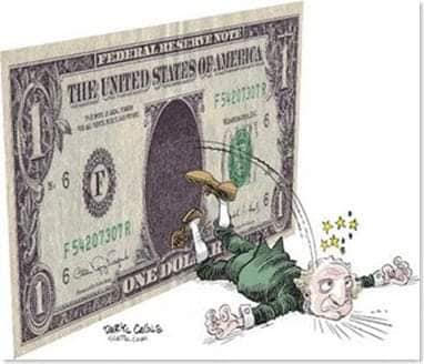 Dólar Americano no tiene ningún respaldo