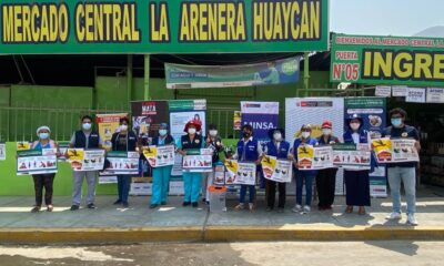 Huaycán Mercado La arenera en campaña