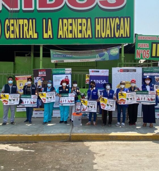 Huaycán Mercado La arenera en campaña