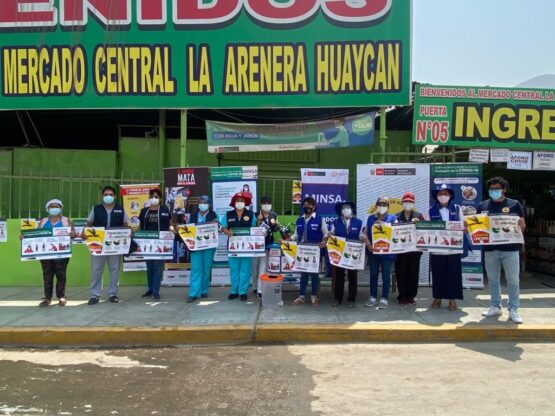 Huaycán Mercado La arenera en campaña 