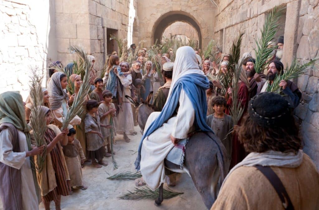 jesuscristo entranda triunfal a Jerusalén