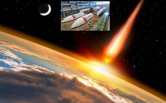 Cohete chino de 21 T. cae incontrolablemente hacia la Tierra