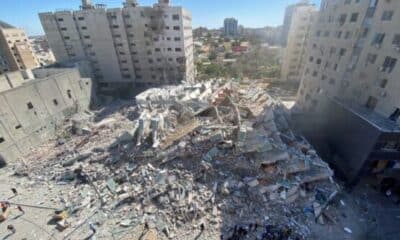 Israel intensifica ataques contra Gaza y destruye edificio de medios de comunicación internacionales