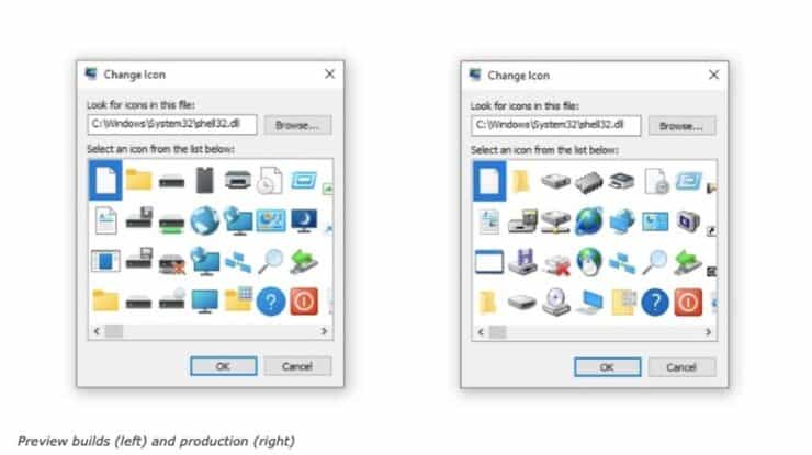 Microsoft actualizará los iconos presentes desde Windows 95