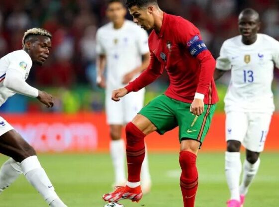 Portugal y Francia empatan con récord de CR7 y Benzema en Eurocopa