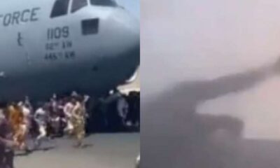 Avión que salió de Kabul despego con persona ahorcándose