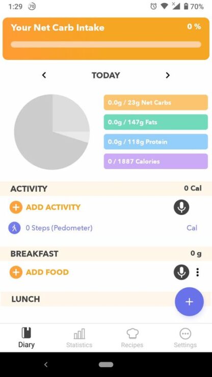 apps para la dieta cetogénica