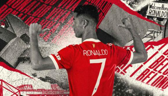 Cristiano Ronaldo vestirá la camiseta 7, anuncia el Manchester United