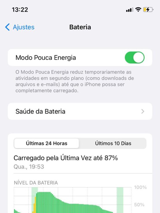Como ahorrar mucha batería en celulares iPhone iOS 15