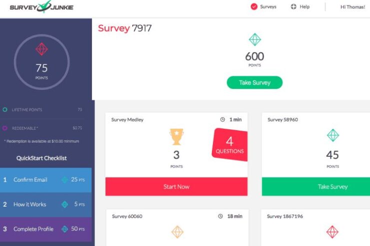 Ganar dinero con App Survey Junkie