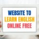 Páginas para aprender inglés gratis