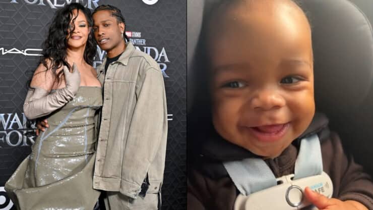 Rihanna muestra a su hijo por primera vez