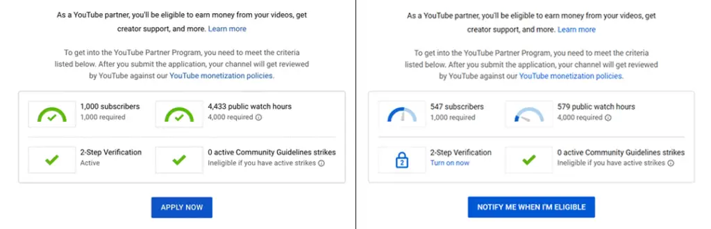 Crear cuenta de google adsense para youtube