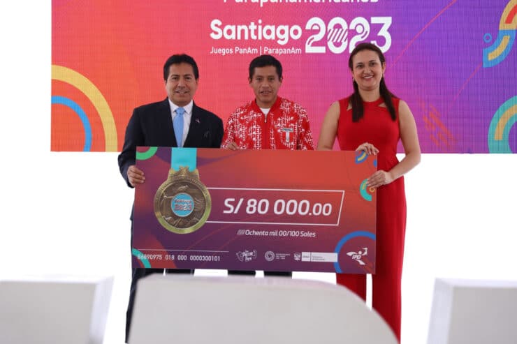 IPD día incentivo a medallistas de juegos PanAn y ParapanAn Santiago 2023