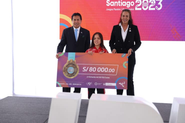 IPD día incentivo a medallistas de juegos PanAn y ParapanAn Santiago 2023