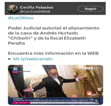 ¿Juez Juan Carlos Checkley alertó a secuaces de Chibolin de allanamiento?