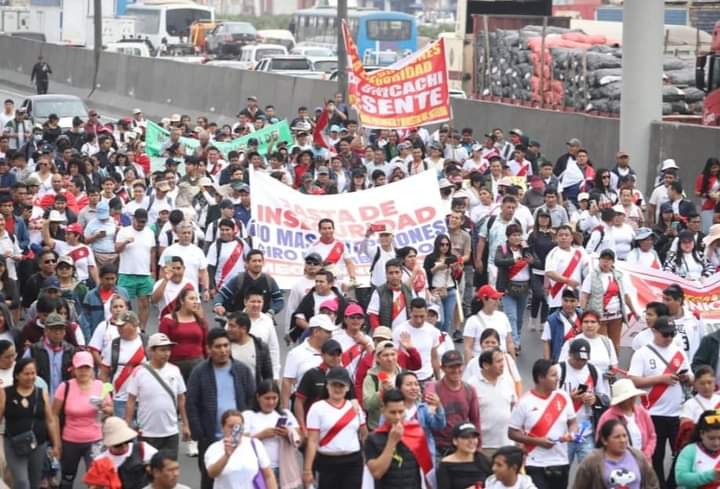 El pueblo salió a las calles cansado de tanta incapacidad e ineptitud del gobierno y congresistas