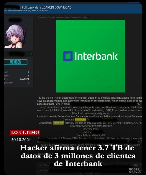 ¡Hacker Metió Dedo en Interbank y Creó Pánico a 3.2 Millones de Clientes!